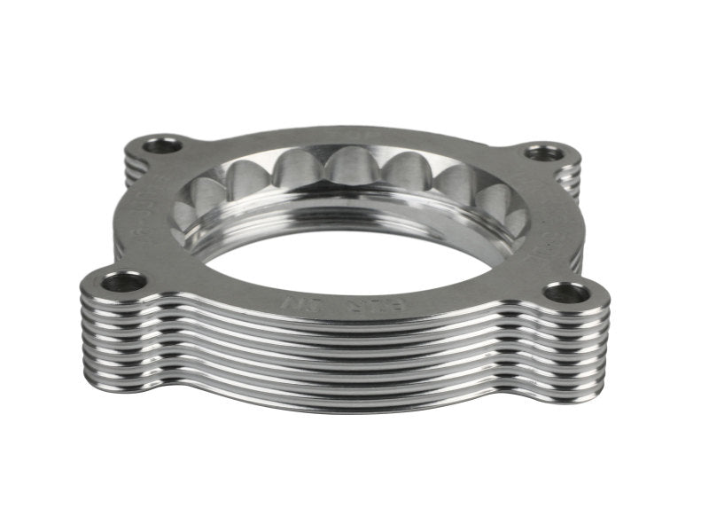 aFe 46-33016 11-14 Ford Mustang/ 11-14 Ford F-150 V6 3.7L Silver Bullet Throttle Body Spacer - Silver