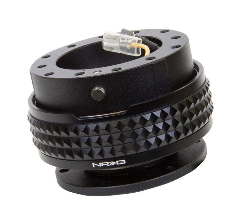 NRG SRK-210BK/BK Quick Release Kit - Pyramid Edition - Black Body / Black Pyramid Ring