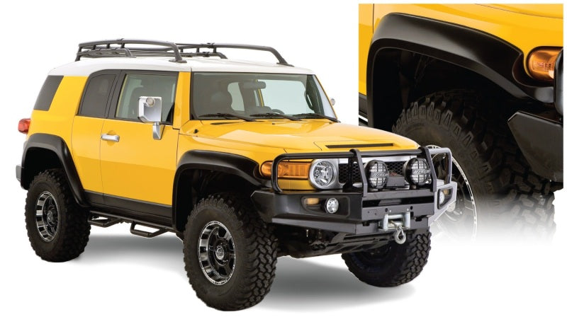 Bushwacker 31924-02 07-14 Toyota FJ Cruiser Extend-A-Fender Style Flares 4pc - Black