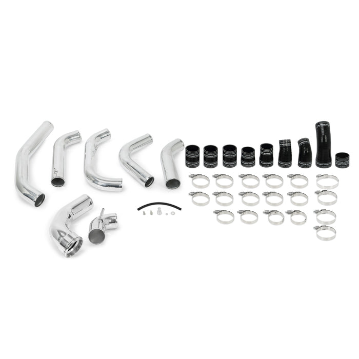 Mishimoto MMINT-F35T-15KPBK 15-16 Ford F-150 EcoBoost 3.5L Black Performance Intercooler Kit w/ Polished Pipes