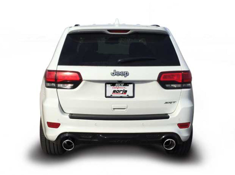 Borla 140632 2015 Jeep Grand Cherokee SRT8 S-Type Dual Round Rolled Exit Catback Exhaust