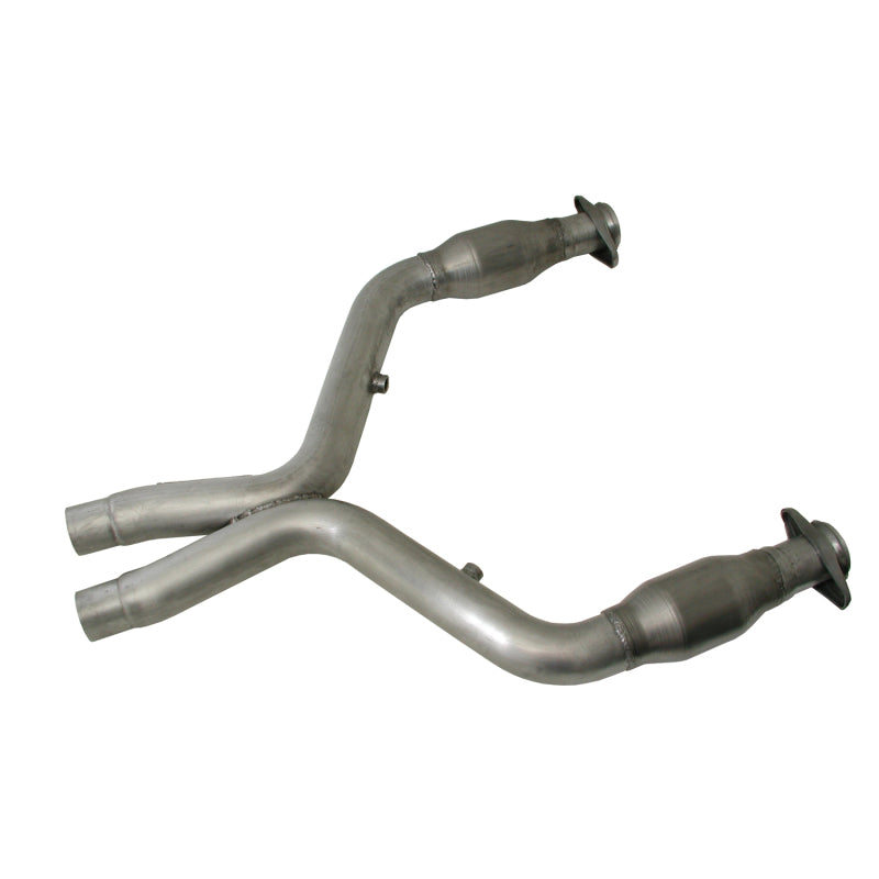 BBK 1658 11-14 Mustang 5.0 Short Mid X Pipe With Catalytic Converters 3.0 For Long Tube Headers