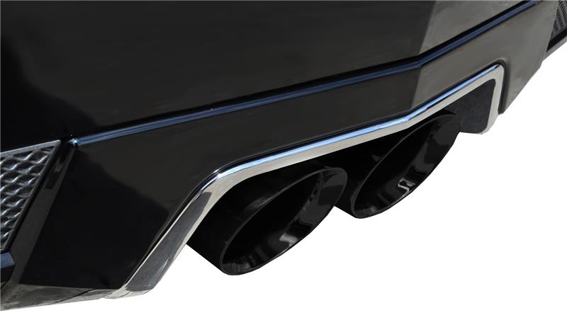 CORSA Performance 14942BLK Corsa 2011-2015 Cadillac CTS Coupe V 6.2L V8 Black Sport Axle-Back Exhaust