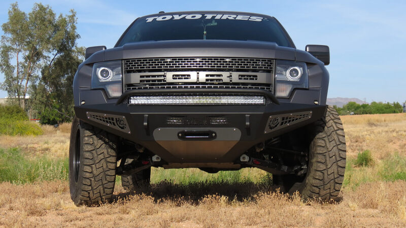 Addictive Desert Designs F017275050103 10-14 Ford F-150 Raptor HoneyBadger Front Bumper w/ Winch Mount