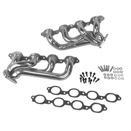 BBK 40470 14-18 GM Truck 5.3/6.2 1 3/4in Shorty Tuned Length Headers - Polished Silver Ceramic