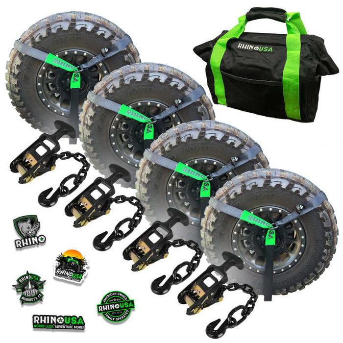 Rhino USA LASSO-STRAPS-BLK RSA Straps