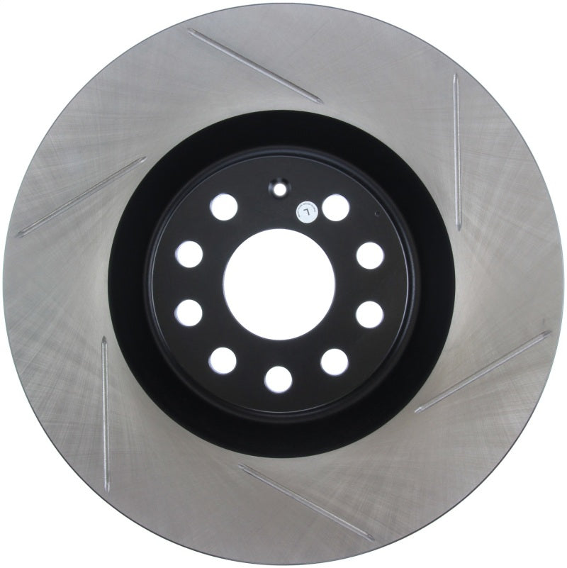 Stoptech 126.33112SL StopTech Power Slot 09 VW CC (Passat CC) / 06-09 Passat Front Left Slotted Rotor