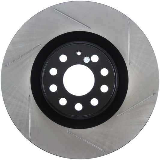 Stoptech 126.33112SL StopTech Power Slot 09 VW CC (Passat CC) / 06-09 Passat Front Left Slotted Rotor
