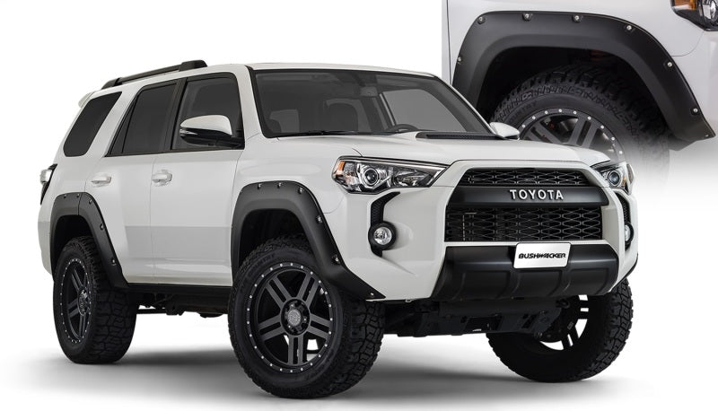 Bushwacker 30921-02 14-18 Toyota 4Runner Pocket Style Flares 4pc Excludes Limited - Black