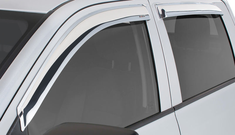 Stampede 6158-8 2006-2008 Lincoln Mark LT Crew Cab Pickup Tape-Onz Sidewind Deflector 4pc - Chrome