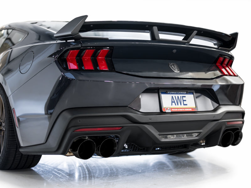 AWE Tuning 3025-43375 AWE 2024 Ford Mustang Dark Horse S650 RWD SwitchPath Catback Exhaust w/ Quad Diamond Black Tips