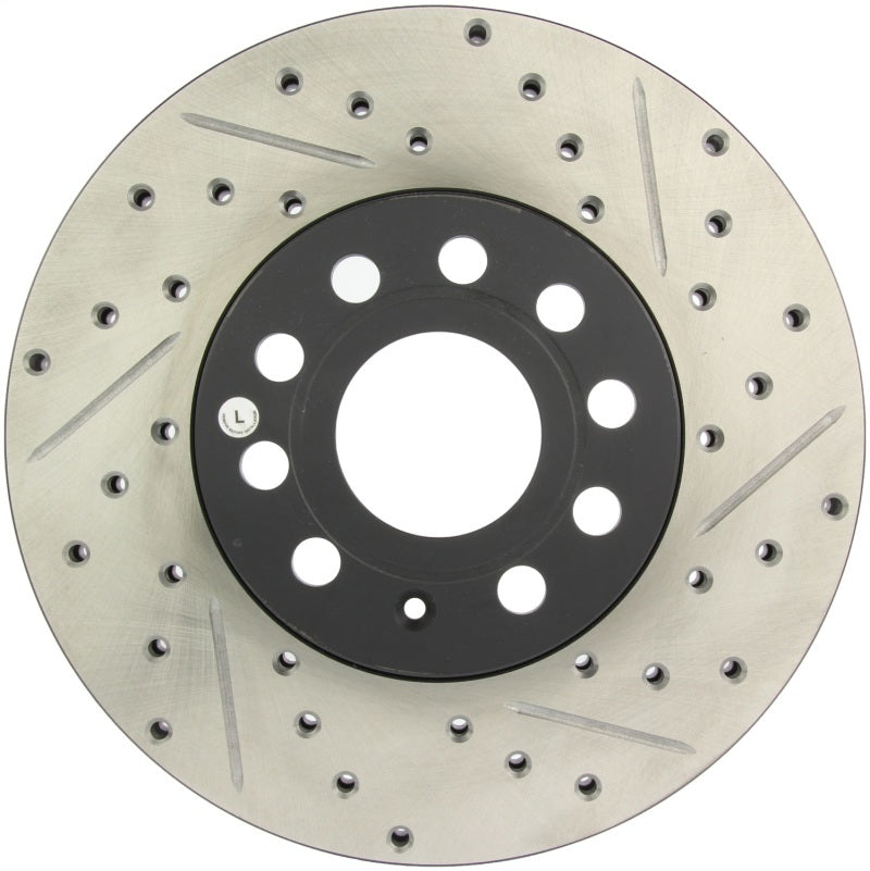 Stoptech 127.33110L StopTech Slotted & Drilled Sport Brake Rotor
