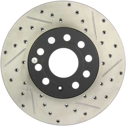 Stoptech 127.33110L StopTech Slotted & Drilled Sport Brake Rotor