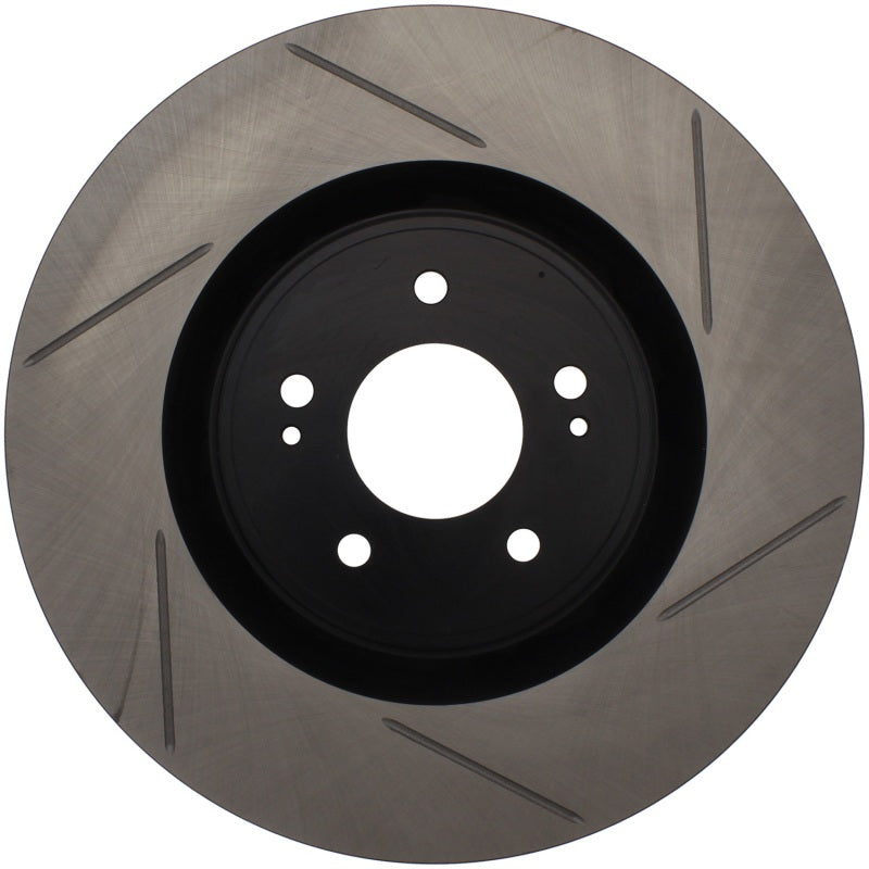 Stoptech 126.46076SL StopTech Power Slot 08-09 Evo 10 Slotted Left Front Rotor