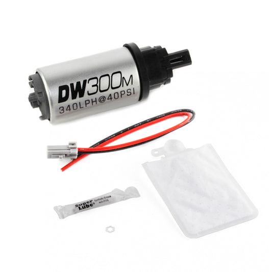 DeatschWerks 9-305-1032 340 LPH Ford In-Tank Fuel Pump DW300M Series w/ 99-04 Mustang V6 / V8 Install Kit