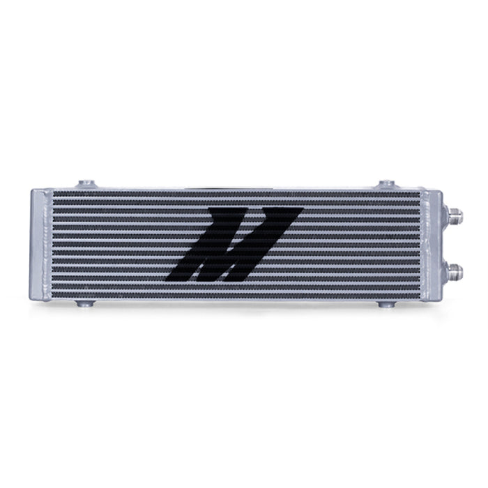 Mishimoto MMOC-DP-LSL Universal Large Bar and Plate Dual Pass Silver Oil Cooler