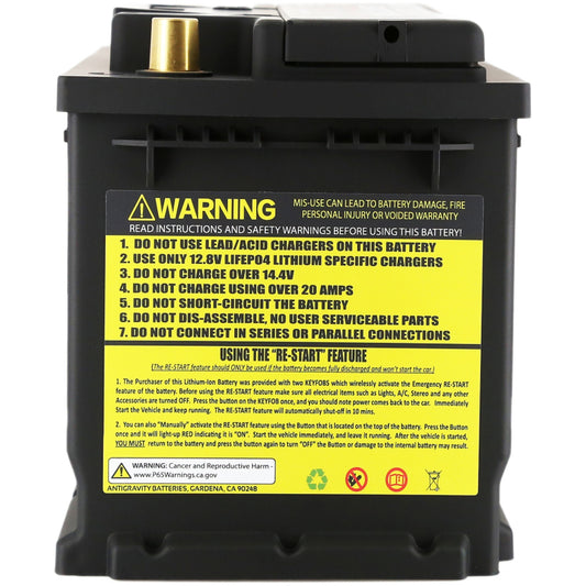 Antigravity Batteries AG-H6-30-16 Antigravity H6/Group 48 Lithium Car Battery