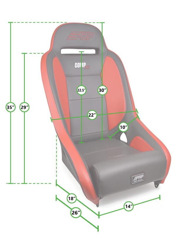 PRP Seats A8301 PRP Competition Elite Suspension Seat
