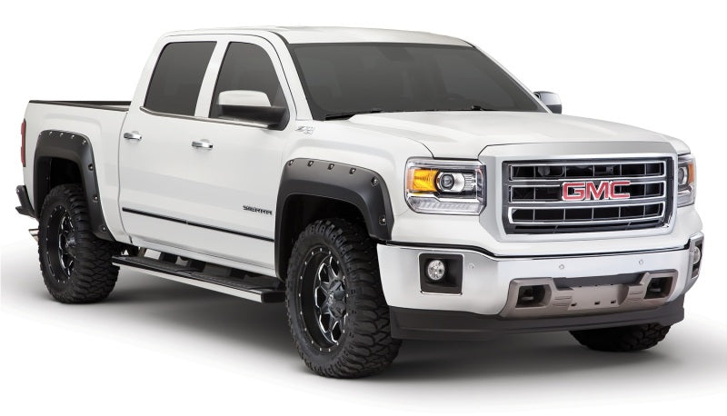 Bushwacker 40974-02 16-18 GMC Sierra 1500 Pocket Style Flares 4pc - Black
