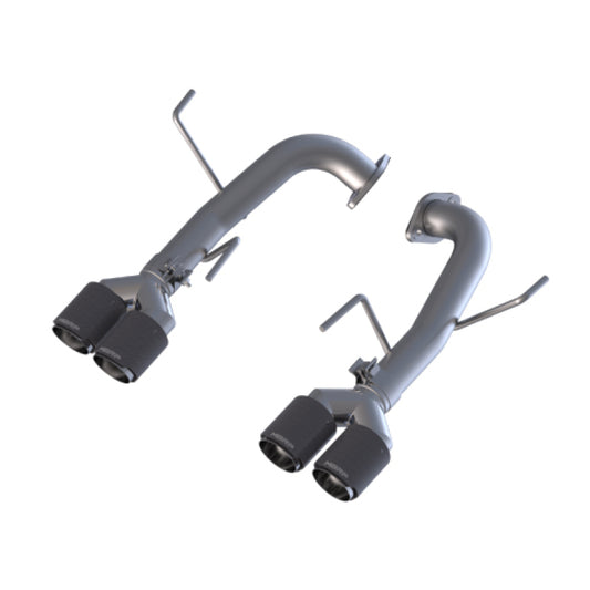 MBRP S48013CF 15-19 Subaru WRX 2.0L/STI 2.5L 2.5in Dual Split Rear Exit w/ 3.5in CF Tips - T304