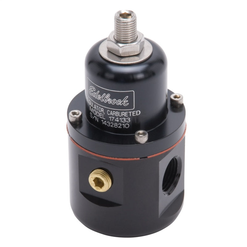 Edelbrock EDE174133 Fuel Pressure Regulator Bypass Style 160GPH Blk