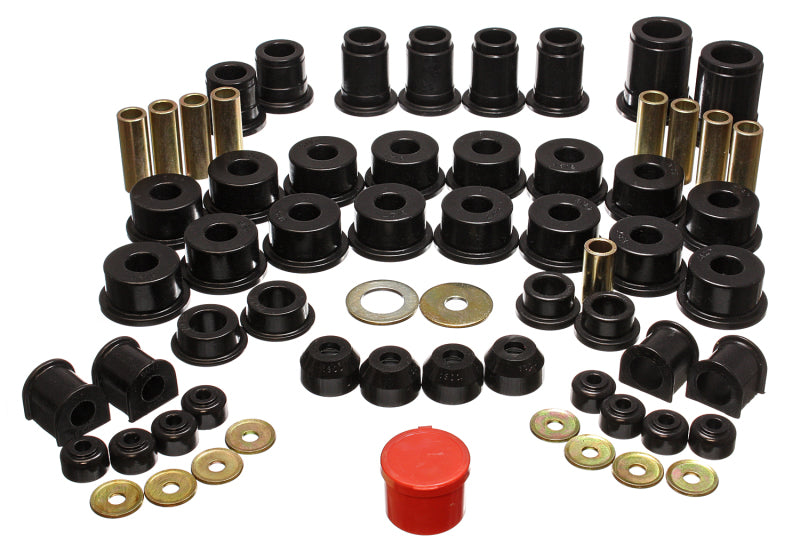 Energy Suspension 8.18103G 90-95 Toyota 4 Runner 2WD/4WD Black Hyper-Flex Master Bushing Set