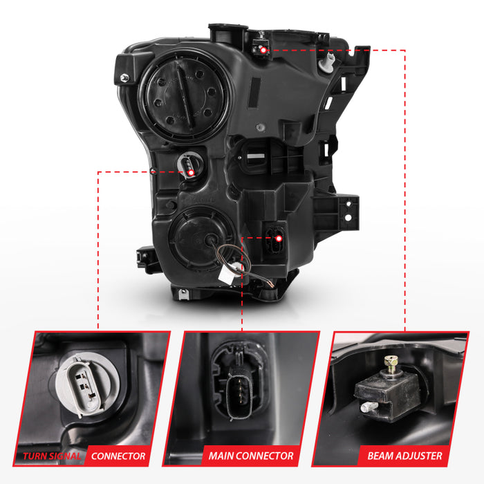 ANZO 111357 ANZ LED/Projector Headlights