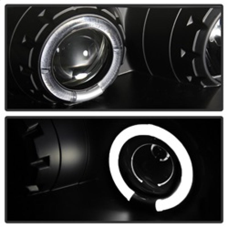 SPYDER 5011473 Spyder Mitsubishi Eclipse 97-99 Projector Headlights LED Halo Black High H1 Low H1 PRO-YD-ME97-HL-BK