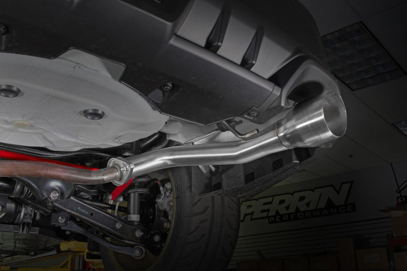 Perrin Performance PSP-EXT-341BR PERRIN 15-21 Subaru STI/15-25 WRX SS Dual Tip Axle Back Exhaust (Fits OE/AM Ctr Pipes)