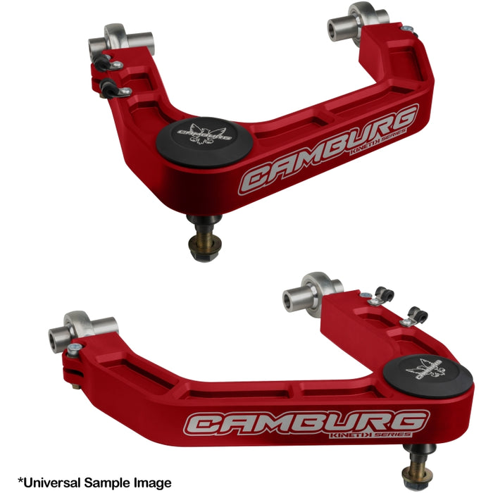 Camburg CAM-110233-RED Ford Raptor 17-23 KINETIK V2 Performance Billet Uniball Upper Arms (Red)