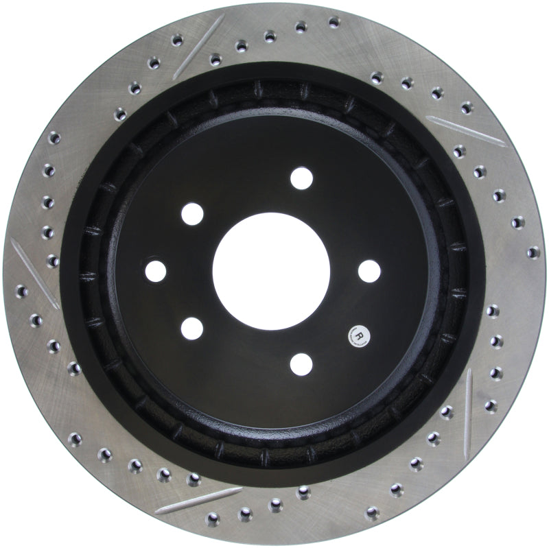 Stoptech 127.42101R StopTech Infiniti G37 / Nissan 370Z SportStop Slotted & Drilled Rear Right Rotor