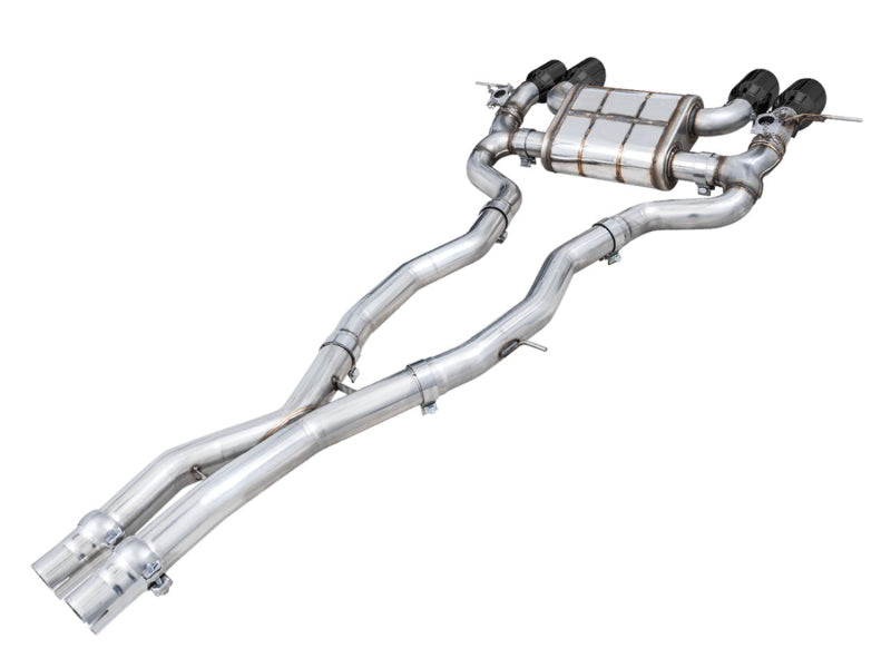 AWE Tuning 3025-42480 AWE SwitchPath Catback Exhaust for BMW G8X M3/M4 - Diamond Black Tips