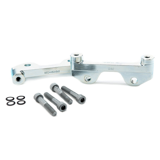 Alcon BKR5059D12 2007+ Jeep JK-JL 330x22mm Rotors 4-Piston Calipers Rear Brake Kit (Includes Brake Lines) - Red