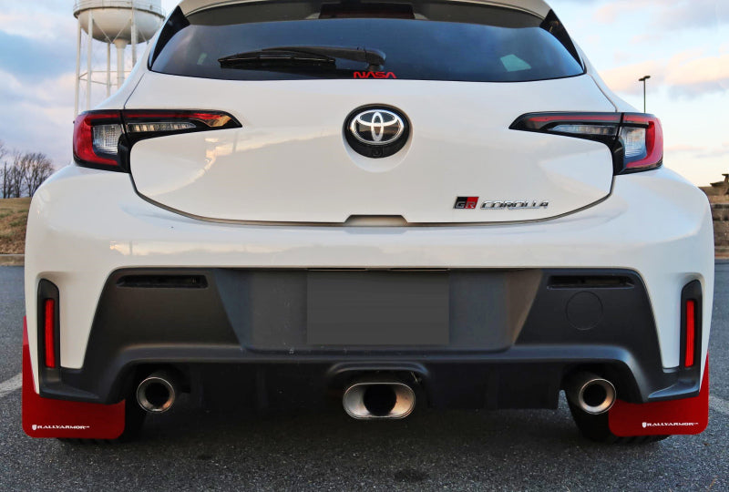 Rally Armor MF89-UR-RD-BLK 23-26 Toyota GR Corolla Red UR Mud Flap w/Black Logo