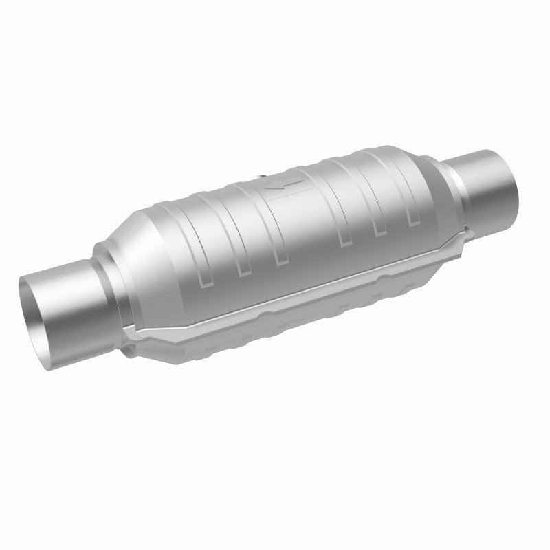 Magnaflow 51355 MagnaFlow Conv Univ 2.25in Inlet/Outlet Center/Center Round 11in Body L x 5.125in W x 15in Overall L
