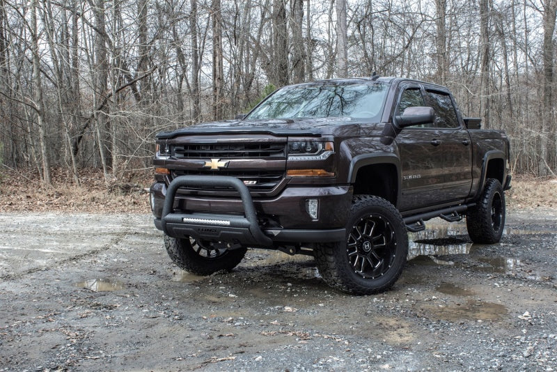 LUND 47121214 Lund 07-17 Chevy Silverado 1500 Bull Bar w/Light & Wiring - Black