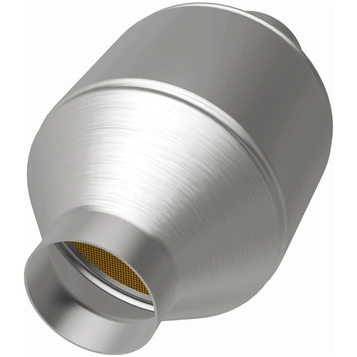 Magnaflow 51655 MagnaFlow Conv Univ 2.25in Inlet/Outlet Center/Center Round 3in Body L x 5in W x 8.75in Overall L