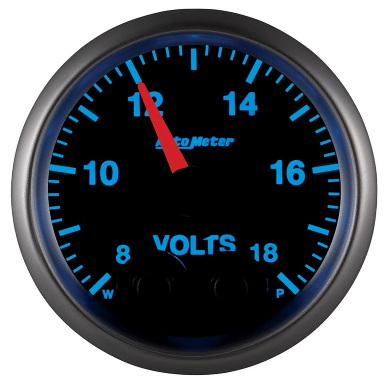 Autometer ATM5683 2-1/16 E/S Voltmeter Gauge - 8-18 Volts