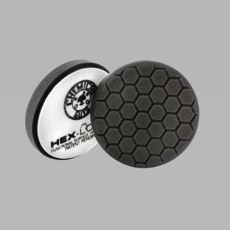 Chemical Guys BUFX_106HEX4 Hex-Logic Self-Centered Finishing Pad - Black - 4in