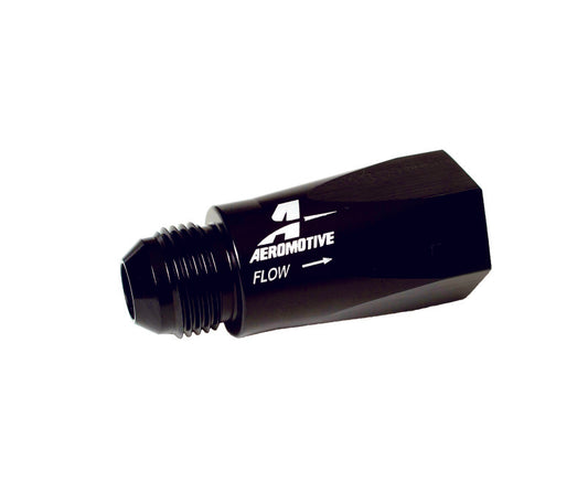 Aeromotive 15107 In-Line Full Flow Check Valve (Male -10 AN Inlet / Female -10 AN outlet)