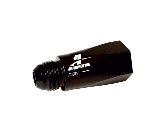 Aeromotive 15107 In-Line Full Flow Check Valve (Male -10 AN Inlet / Female -10 AN outlet)