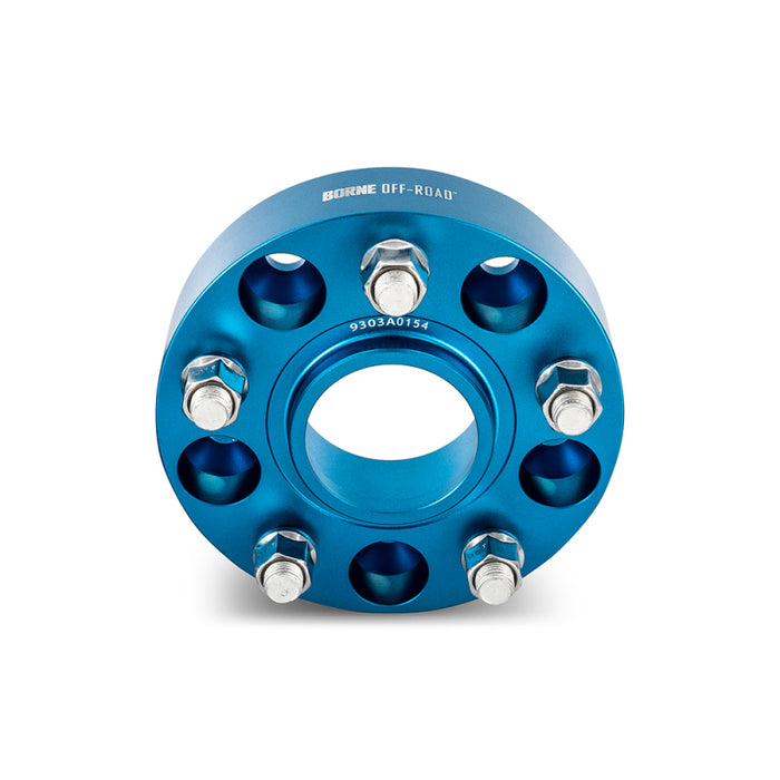 Mishimoto BNWS-003-300BL Borne Off-Road Wheel Spacers - 5x127 - 71.6 - 30mm - M14 - Blue
