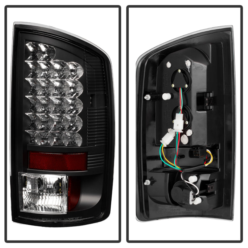 SPYDER 5002556 Spyder Dodge RAM 02-06 1500/RAM 2500/3500 03-06 LED Tail Light Black ALT-YD-DRAM02-LED-BK