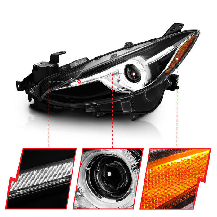 ANZO 121522 ANZ LED/Projector Headlights