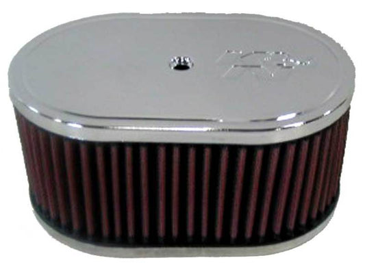 K&N Engineering 56-1350 K&N Custom Oval Race Filter L=7inch W=4inch H=3.25inch