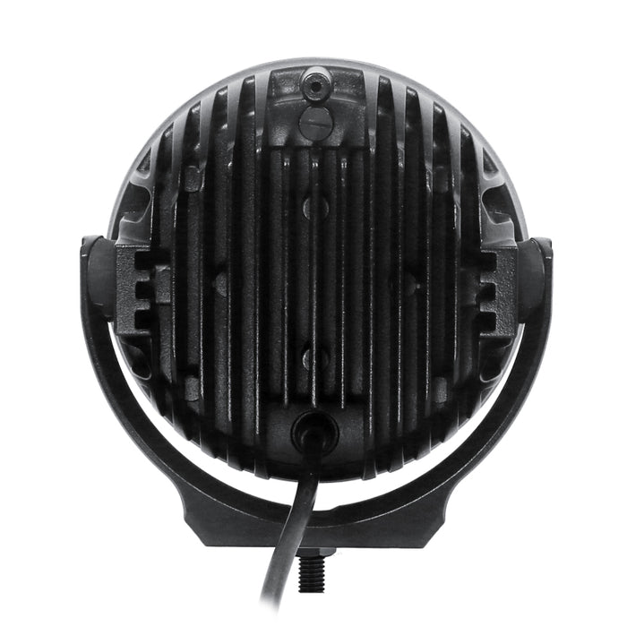 Go Rhino 750700623DRS Xplor Bright Series Round LED Driving Light Kit w/DRL (Surface Mount) 6in - Blk (2 pc)