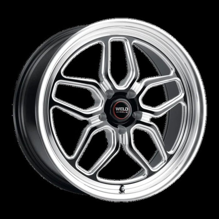 Weld S15270067P49 Laguna Drag S152 17x10 / +49 / 5x114.3 / 78.1 CB - Gloss Black W/ Milled Spoke