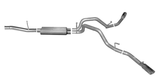 Gibson 65658 2017 GMC Sierra 1500 Base 5.3L 3in/2.25in Cat-Back Dual Extreme Exhaust - Stainless