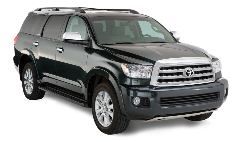 Bushwacker 30912-02 08-15 Toyota Sequoia OE Style Flares 4pc Fits w/ Factory Mudflap - Black