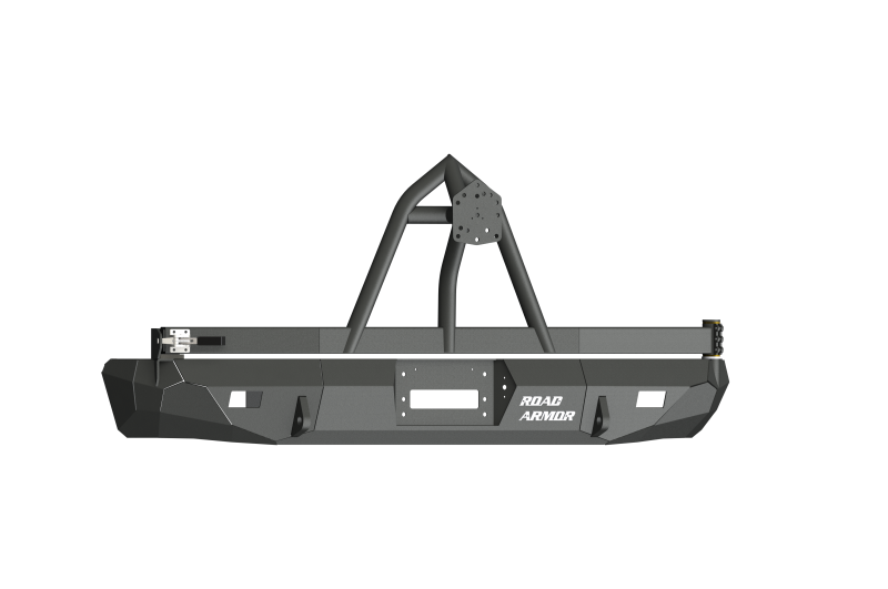 Road Armor 61208B 99-07 Ford Excursion Stealth Rear Winch Bumper w/Tire Carrier - Tex Blk